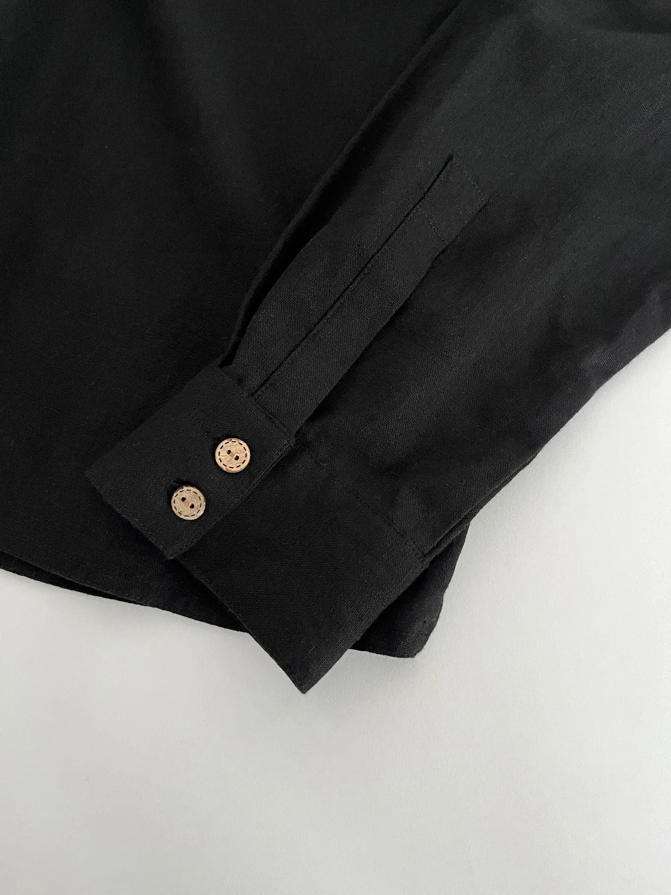 Elijah Linen/Cotton Shirt Black sold by Ivalo.com product image thumbnail 3