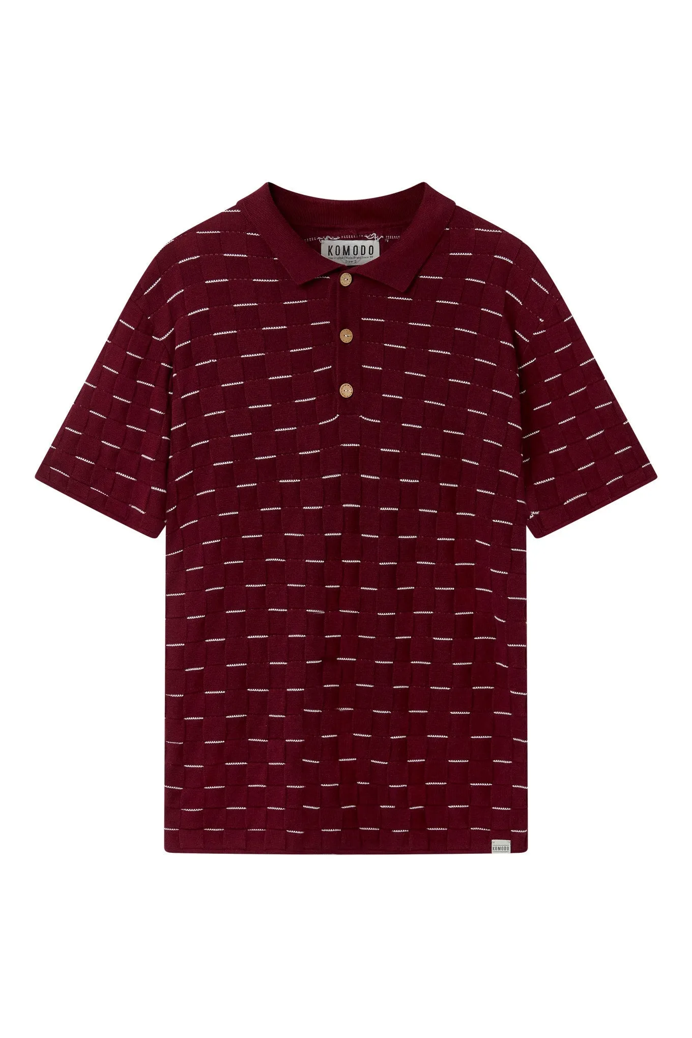 Perry Cotton/Tencel Knit Polo Berry sold by Ivalo.com product image thumbnail 2