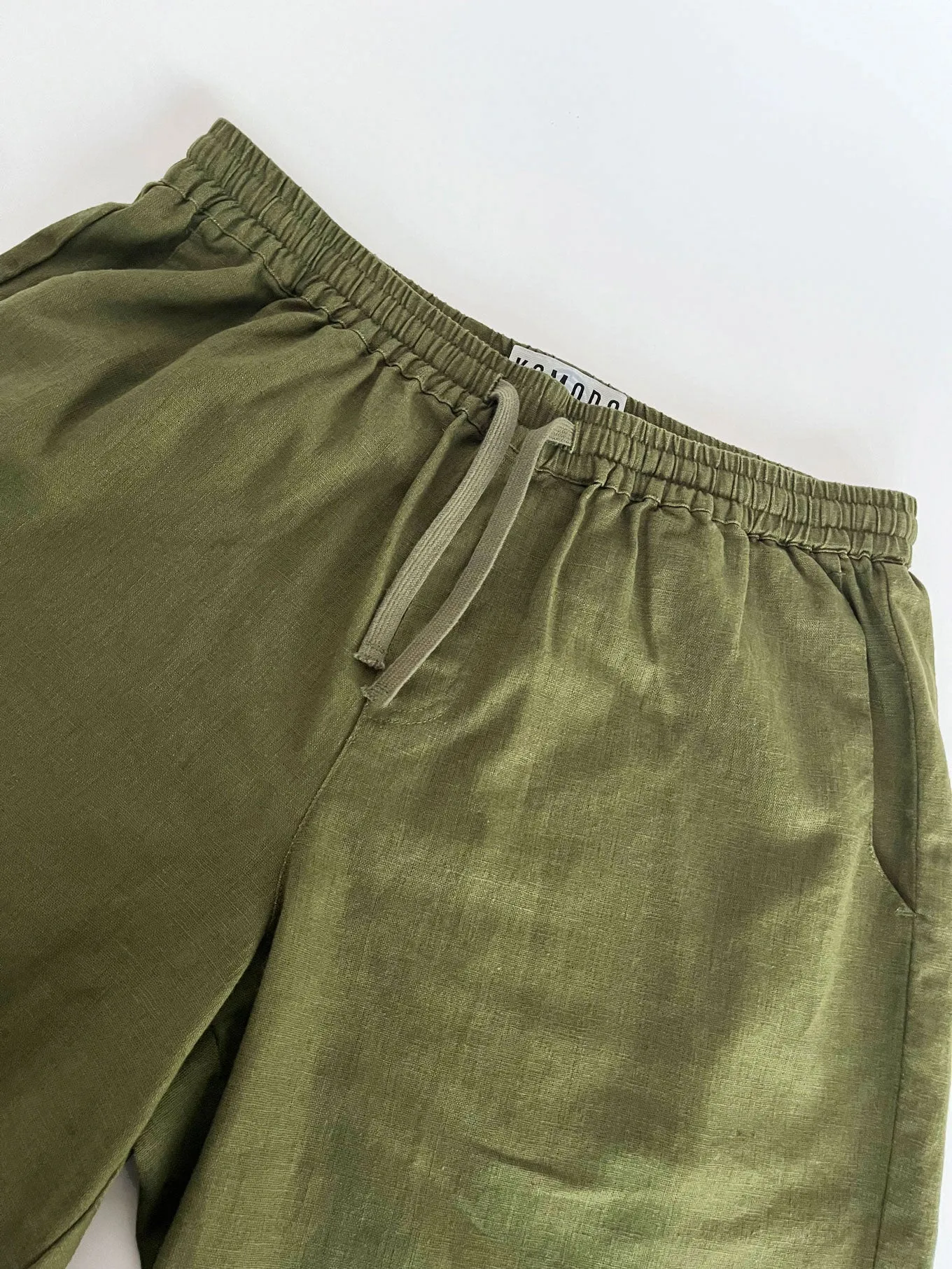 Jerry Linen/Cotton Shorts Khaki sold by Ivalo.com product image thumbnail 3