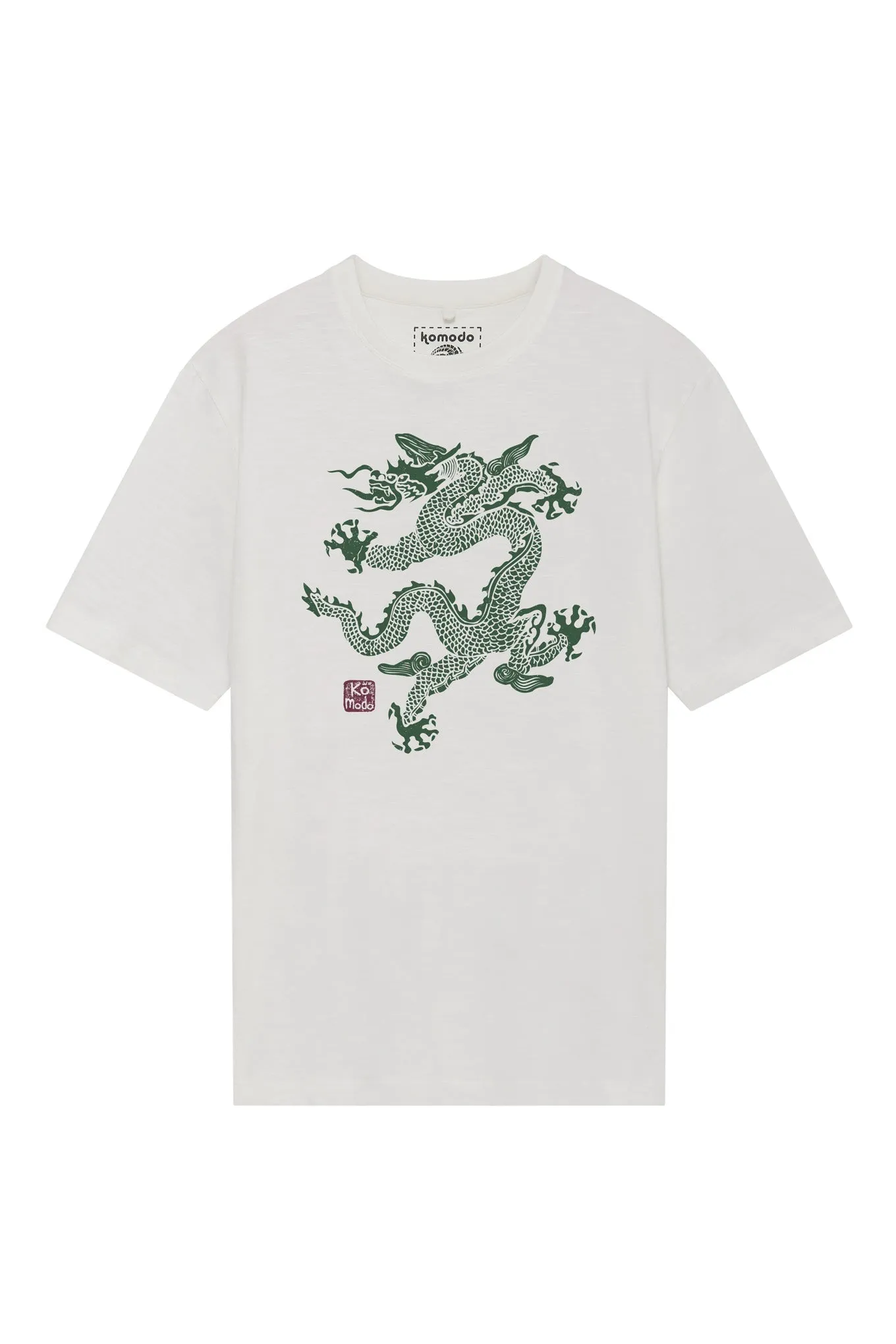 Dragon 25 Organic Cotton T-Shirt White sold by Ivalo.com