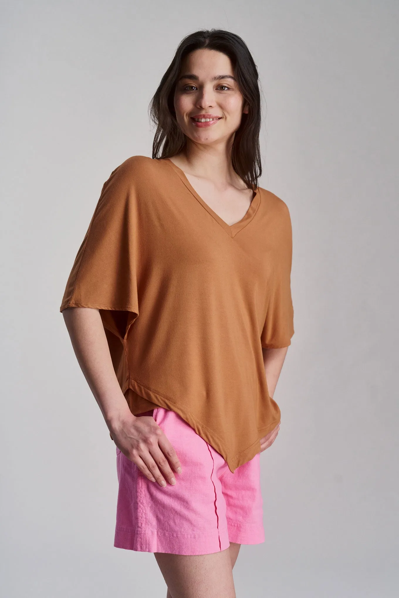 Aria Modal Jersey Top Golden Mustard sold by Ivalo.com