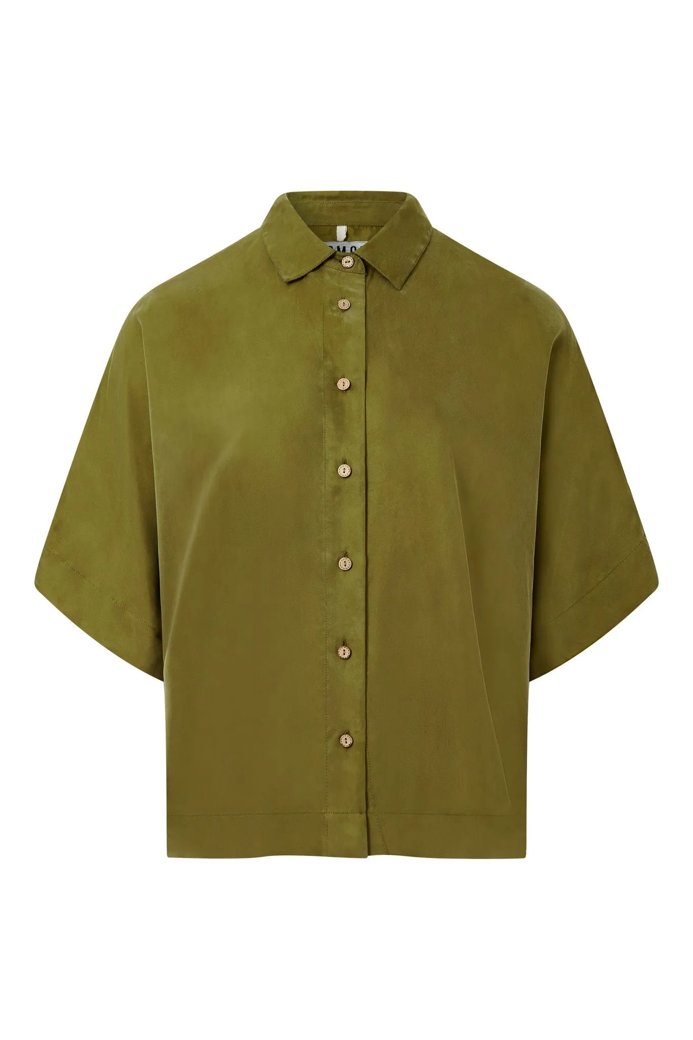 Kimono Cupro Shirt Army Green sold by Ivalo.com product image thumbnail 2