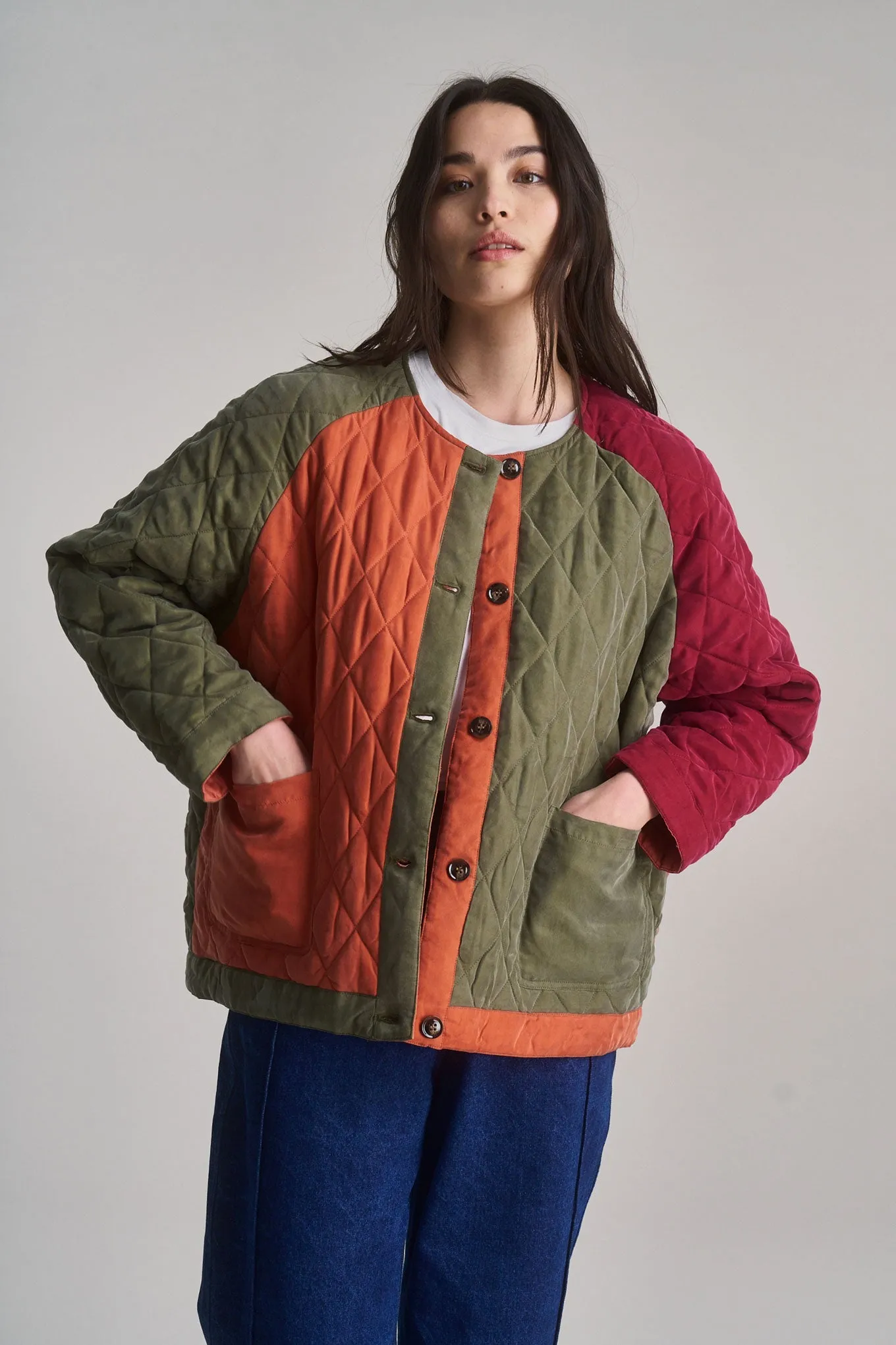 Lulu Cupro Jacket Multicolor sold by Ivalo.com