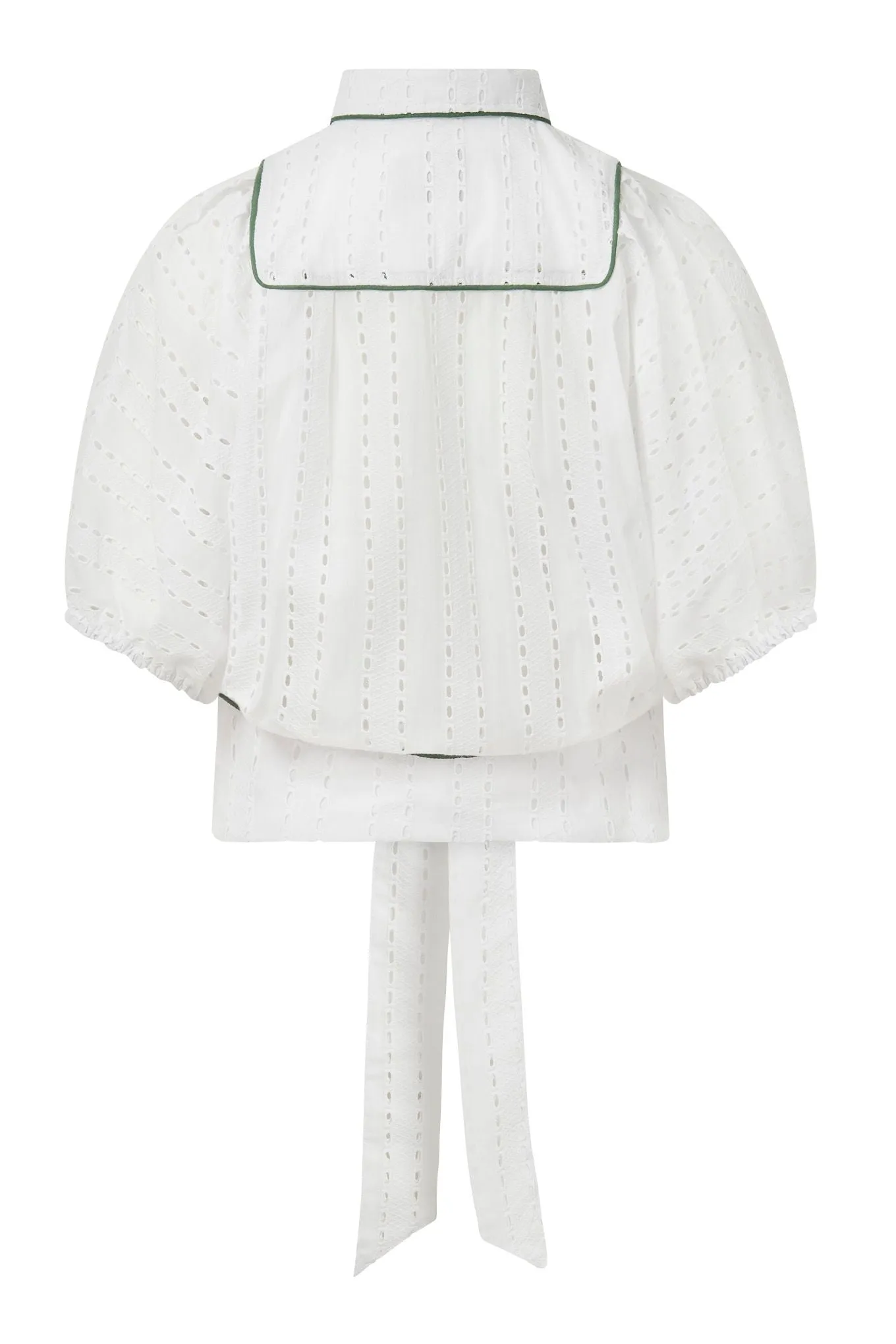 Magic Organic Cotton Broderie Anglaise Blouse White sold by Ivalo.com product image thumbnail 3