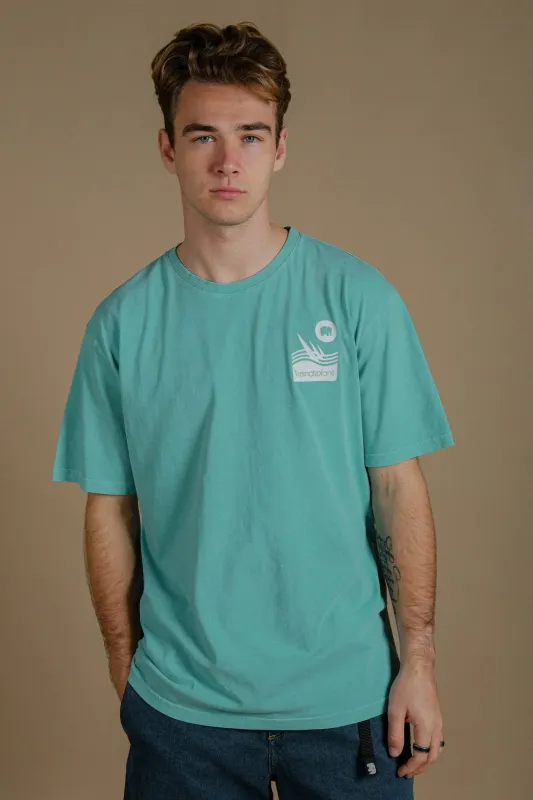 Men's The Cup Pigment T-Shirt Medium Turquoise sold by Ivalo.com
