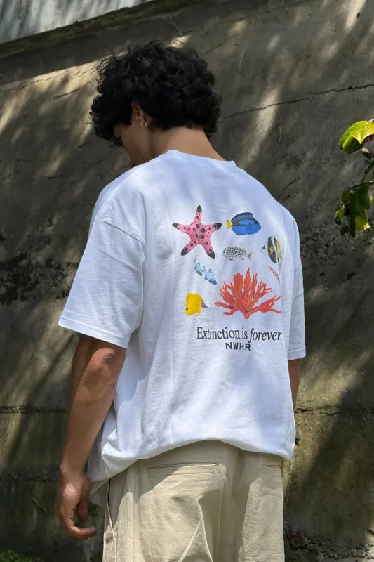 Extinction Is Forever T-Shirt White sold by Ivalo.com