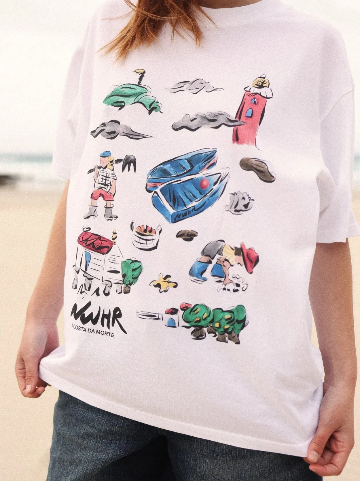 Costa Da Morte T-Shirt White sold by Ivalo.com product image thumbnail 3