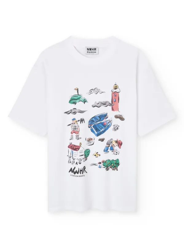 Costa Da Morte T-Shirt White sold by Ivalo.com