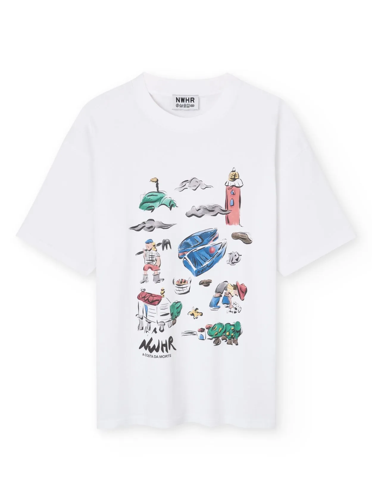 Costa Da Morte T-Shirt White sold by Ivalo.com