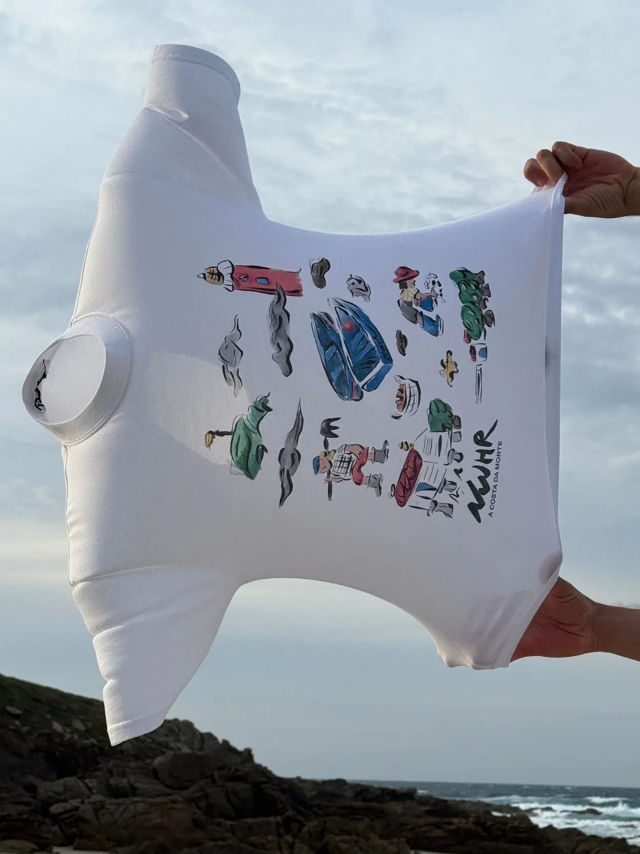 Costa Da Morte T-Shirt White sold by Ivalo.com product image thumbnail 4