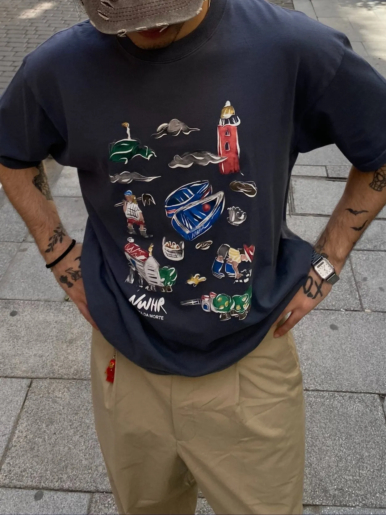 Costa Da Morte T-Shirt Black sold by Ivalo.com