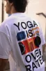 Yoga Is Overrated T-Shirt White sold by Ivalo.com