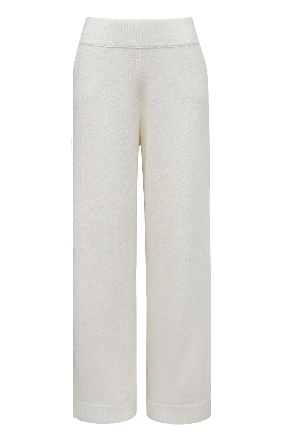 Amelié Knitted Trousers Ecru sold by Ivalo.com