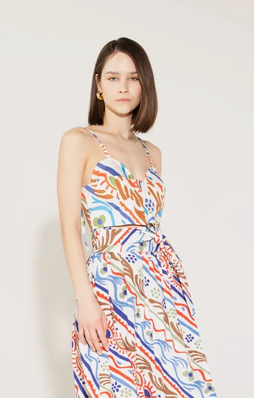 Butykos Bustier Top Folkdoodle White sold by Ivalo.com