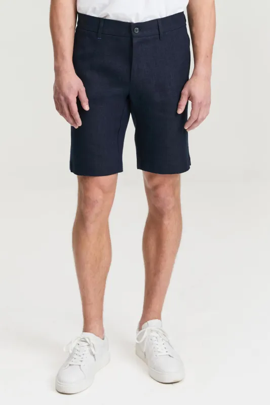 Teppo Linen Shorts Blue sold by Ivalo.com
