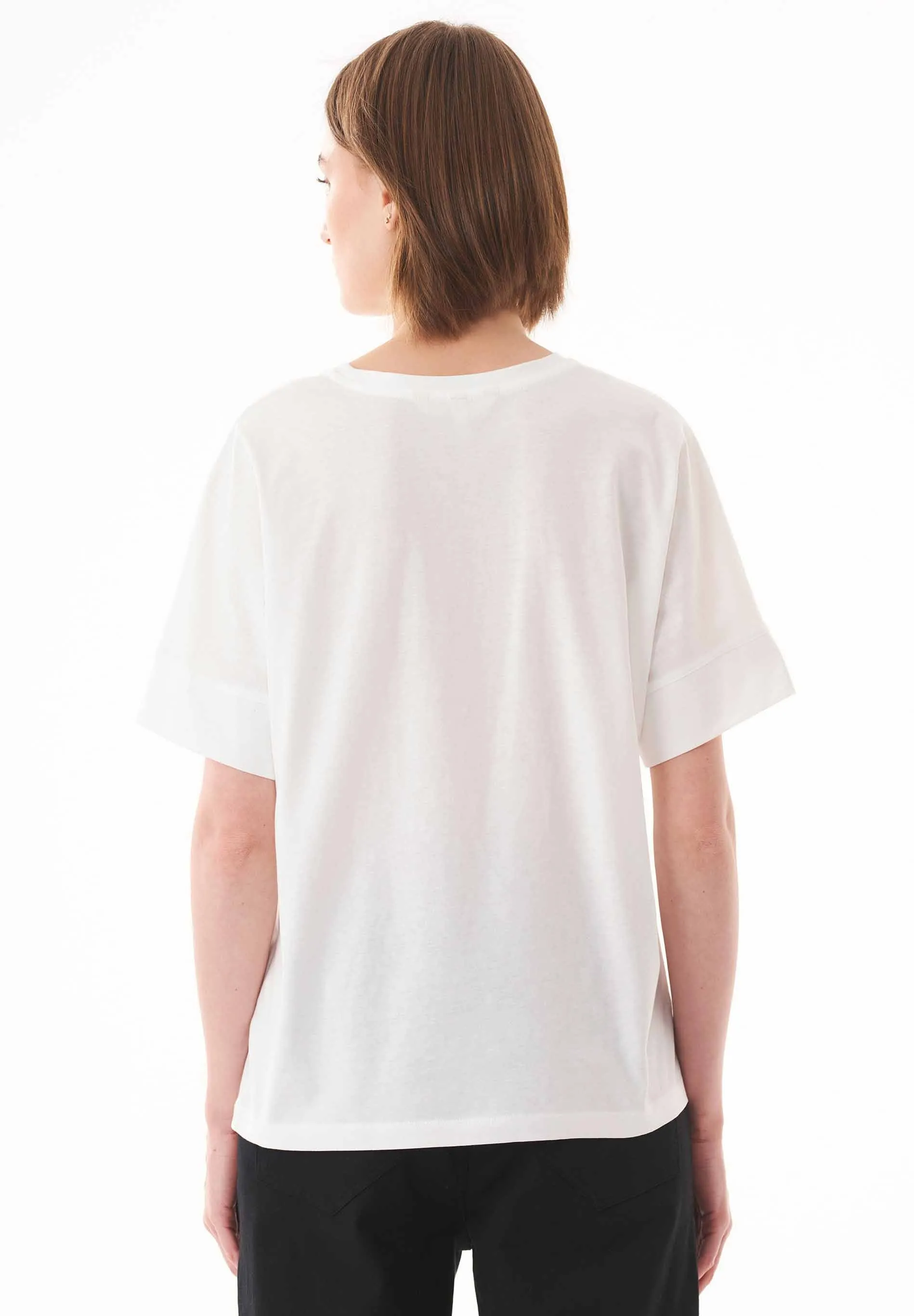 C'est la vie Organic Cotton T-Shirt Off White sold by Ivalo.com product image thumbnail 2