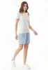 Casual Lyocell/Linen Shorts Blue Indigo sold by Ivalo.com