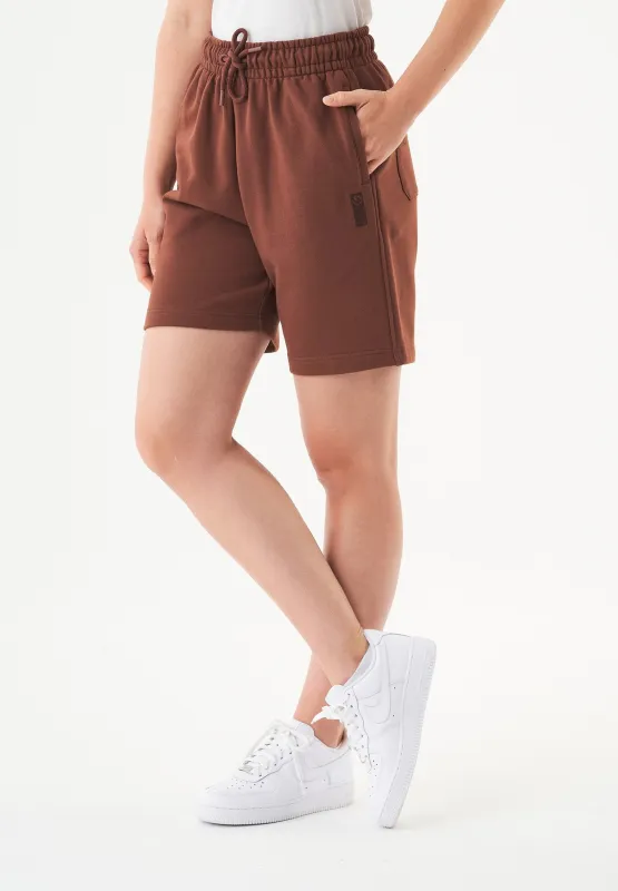 Sheyma Organic Cotton Sweatshorts Coffee Brown sold by Ivalo.com
