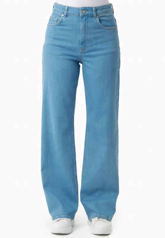 Women's Straight-Cut Jeans Light Blue sold by Ivalo.com