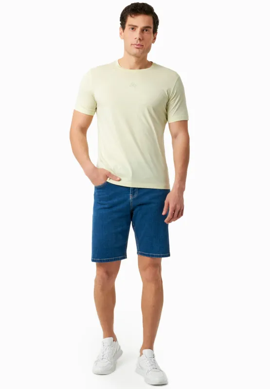 Men's Denim Organic Cotton Bermuda Shorts Medium Blue sold by Ivalo.com