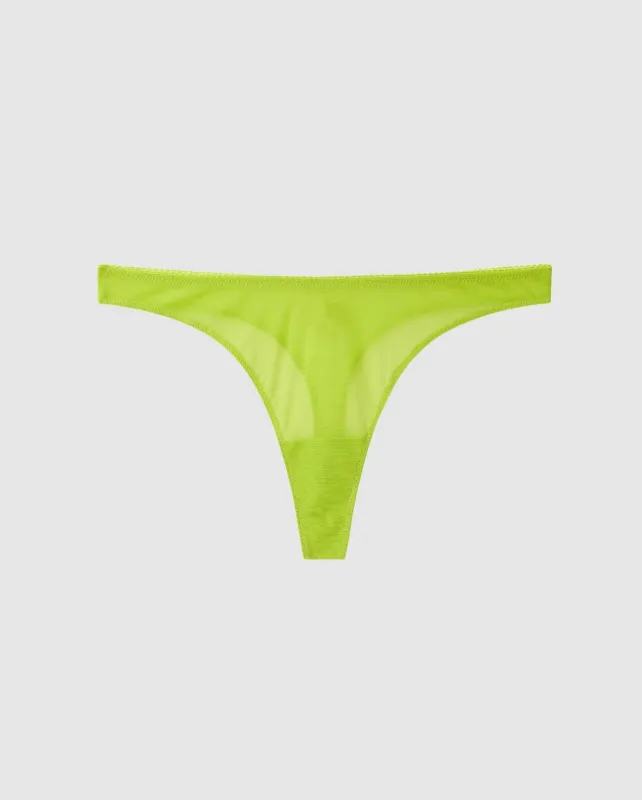 Mesh Thong Zesty Lime sold by Ivalo.com