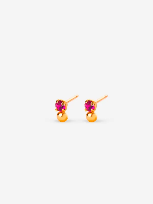 Billy Earrings Fuchsia sold by Ivalo.com