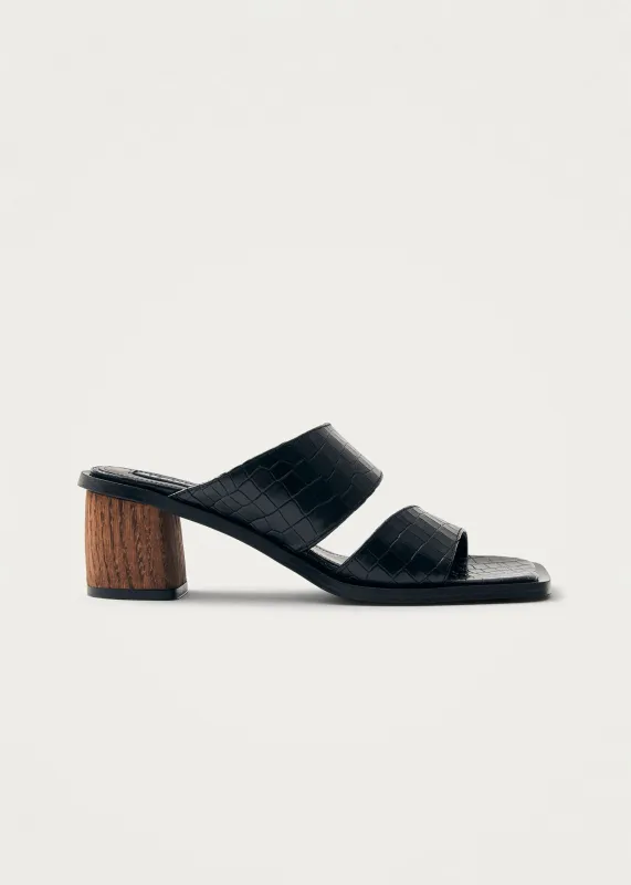 Gabin Leather Sandals Alli Black sold by Ivalo.com