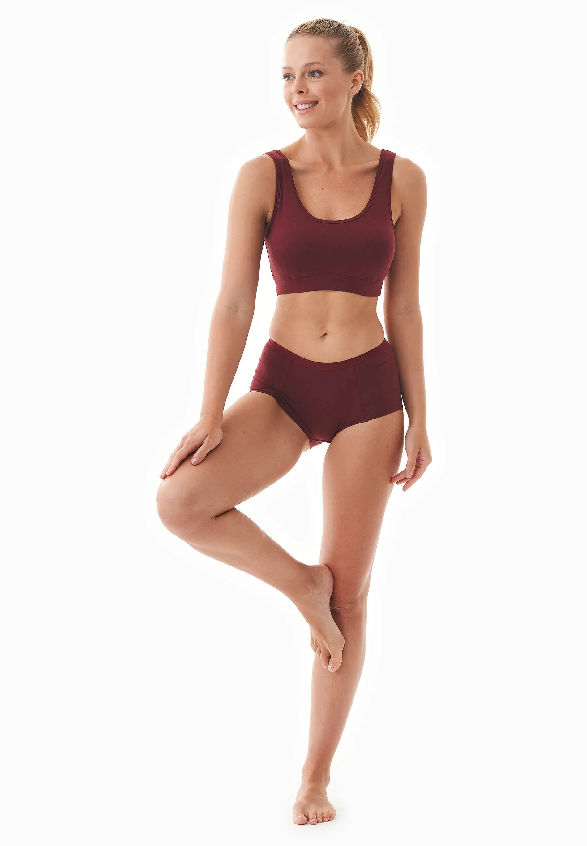 Brianna Modal Blend Bralette Bordeaux sold by Ivalo.com product image thumbnail 5