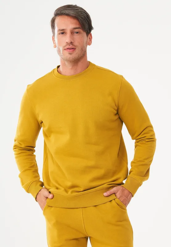Men's Organic Cotton Fleece Sweatshirt Tobacco sold by Ivalo.com