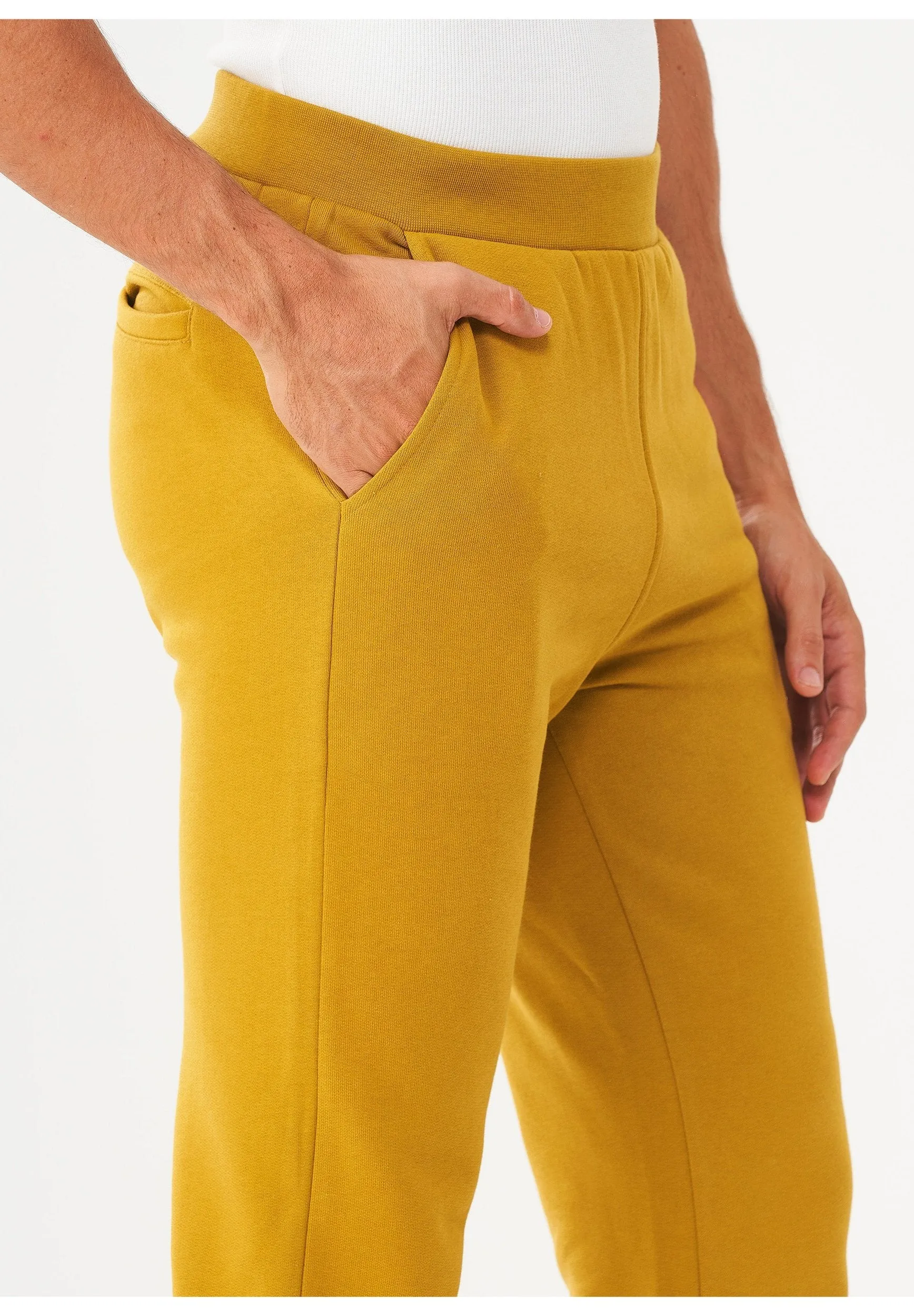 Men's Organic Cotton Fleece Sweatpants Tobacco sold by Ivalo.com product image thumbnail 5