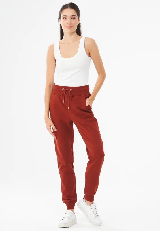 High Waisted Organic Cotton Sweatpants Ginger sold by Ivalo.com