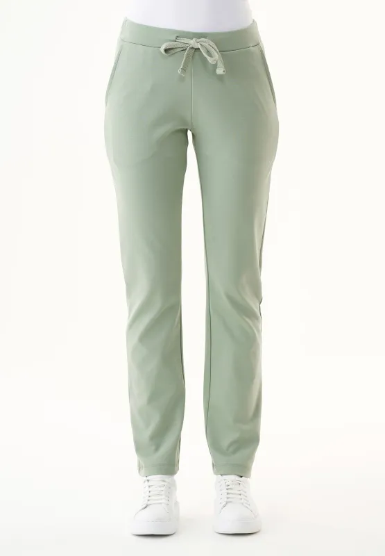 Heavy Stretch Interlock Sweatpants Dusty Olive sold by Ivalo.com