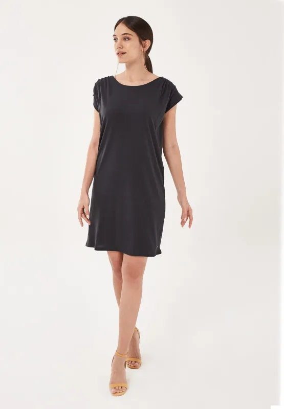 Lyocell Blend Jersey Mini Dress Onyx sold by Ivalo.com