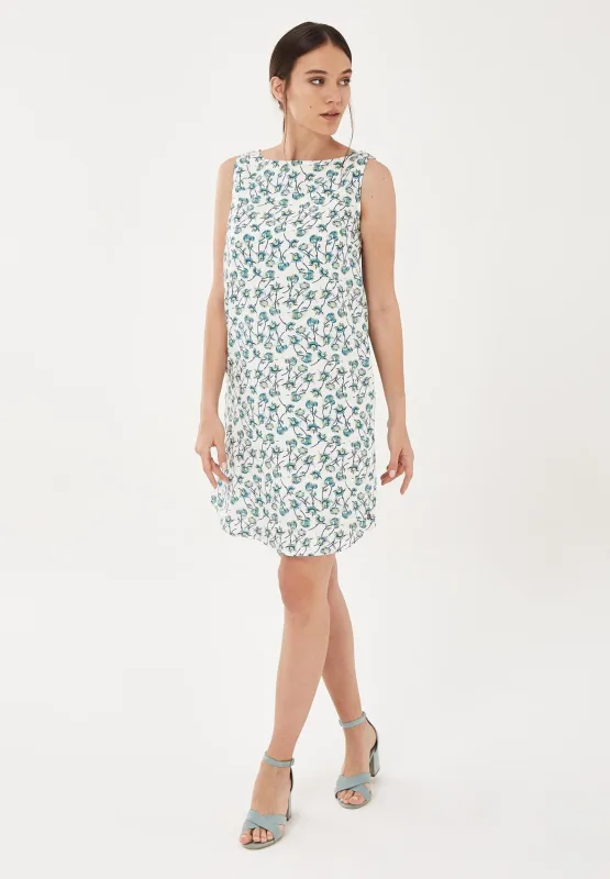 Tencel™ Lyocell Mini Dress With All-Over Floral Print sold by Ivalo.com
