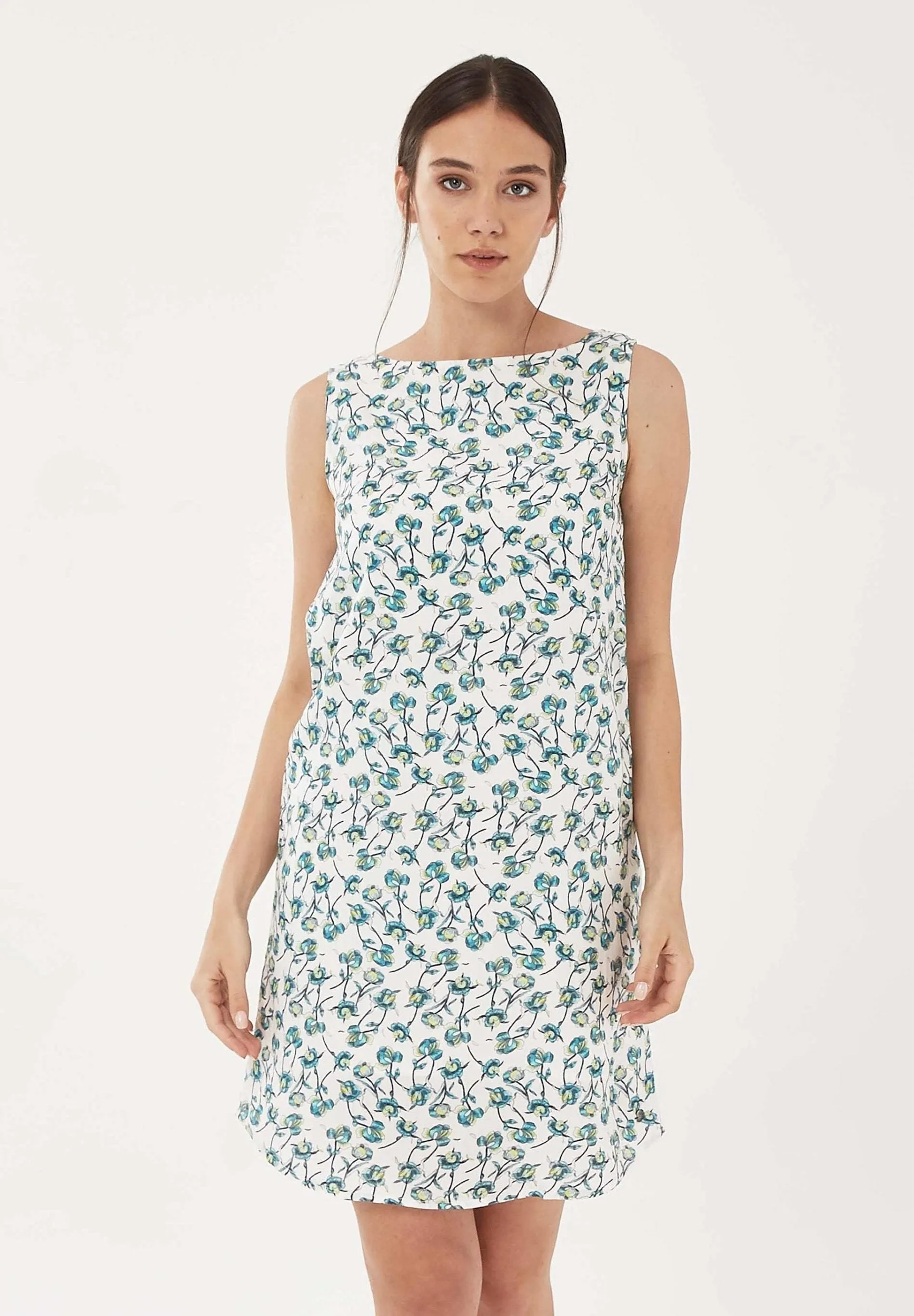 Tencel™ Lyocell Mini Dress With All-Over Floral Print sold by Ivalo.com product image thumbnail 4