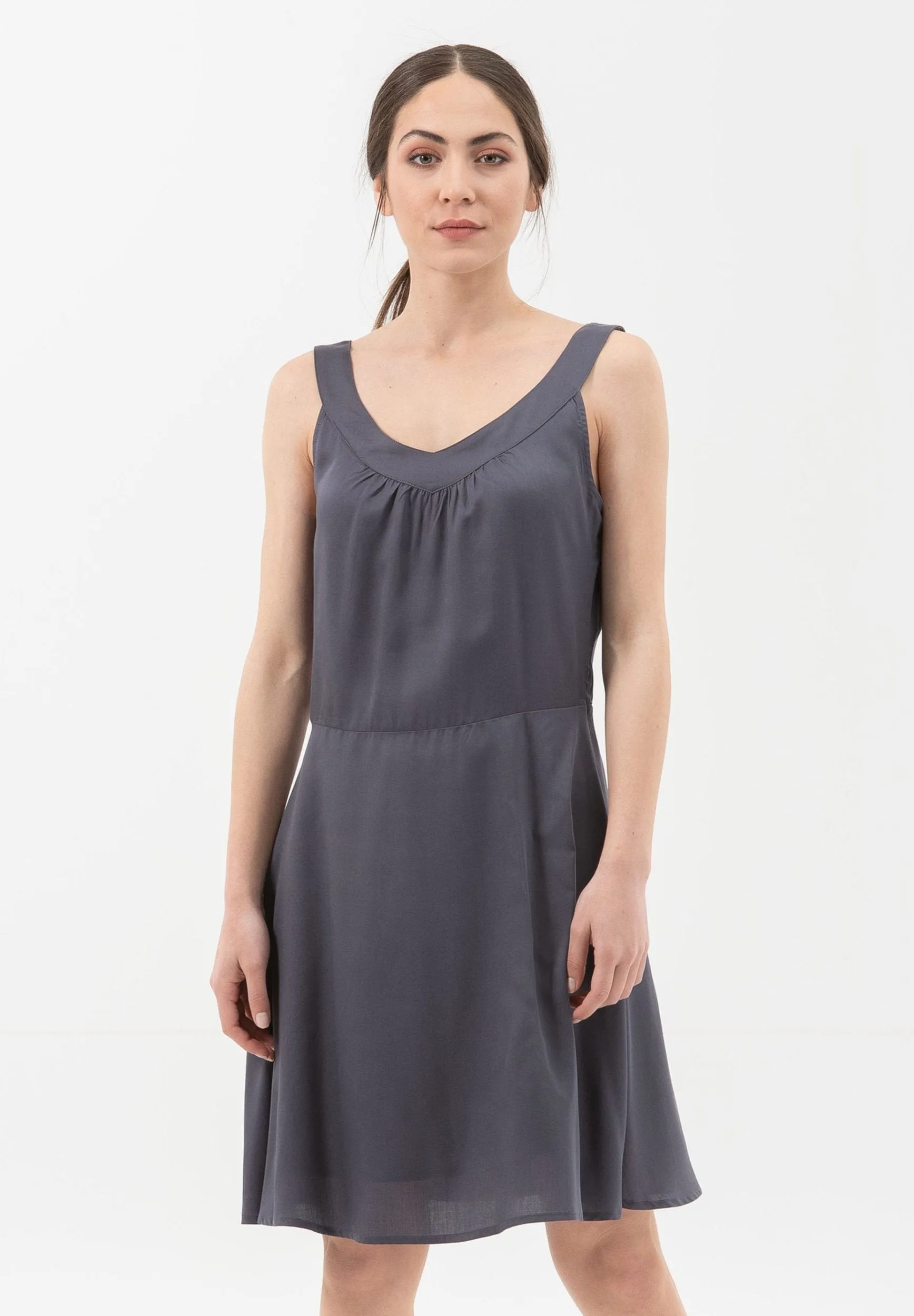 Flowing Lyocell Dress Steel sold by Ivalo.com