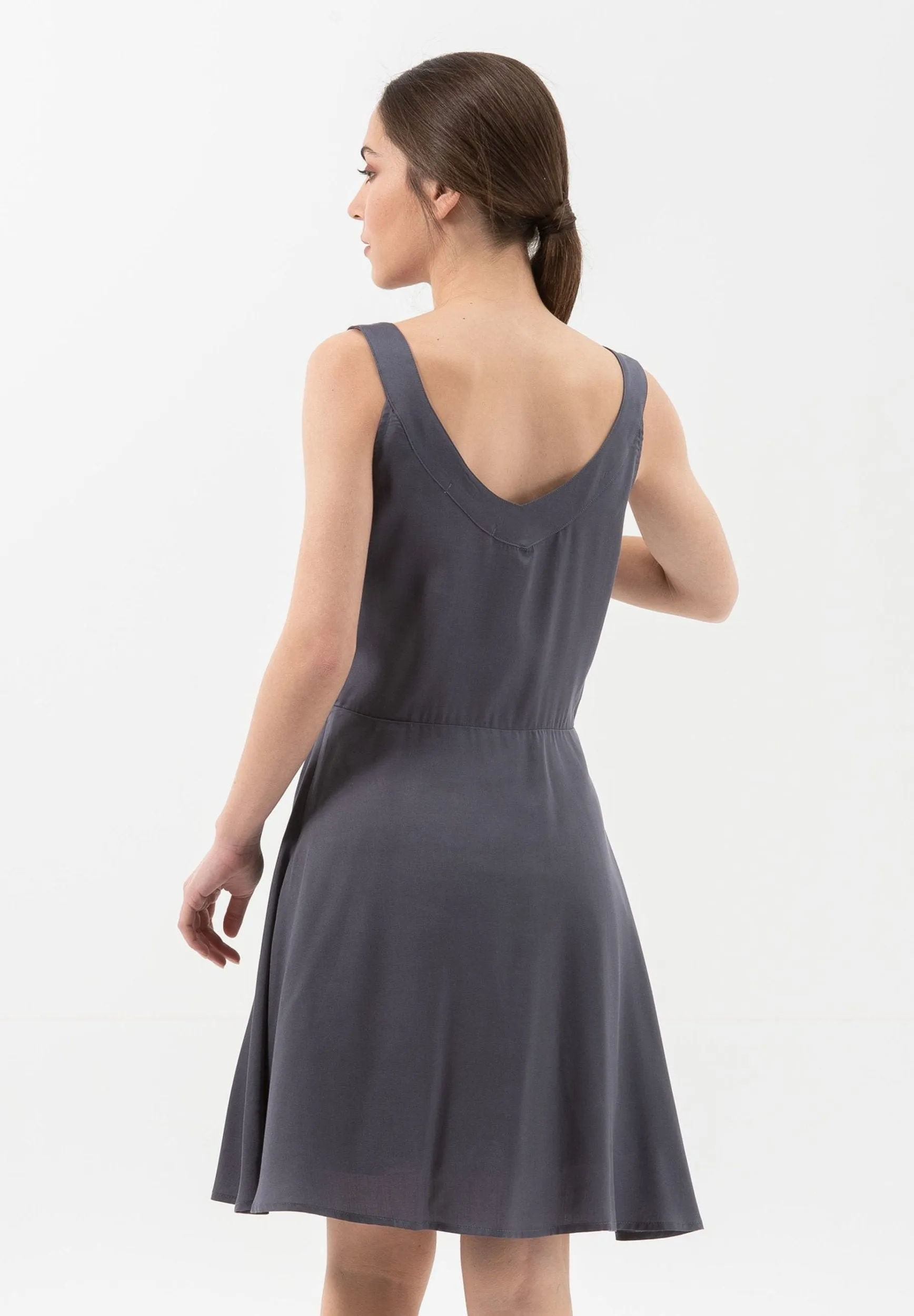 Flowing Lyocell Dress Steel sold by Ivalo.com product image thumbnail 2