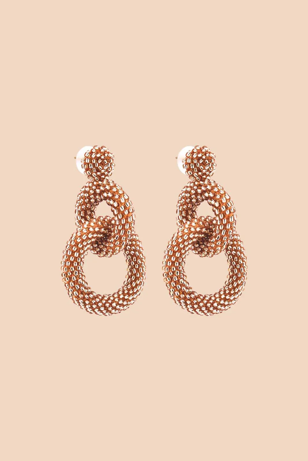 Gia Earrings Rose Gold sold by Ivalo.com