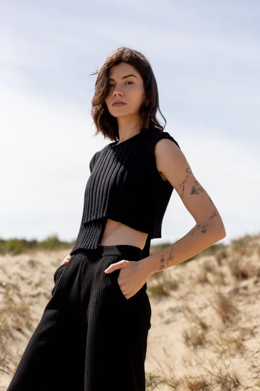 Nuovo Asymmetric Top Black sold by Ivalo.com