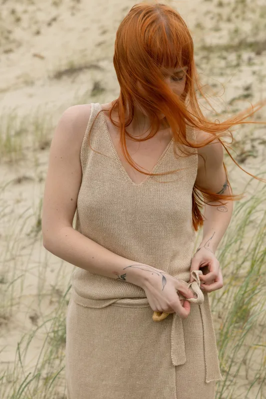 Mare Linen Co-ord Sand sold by Ivalo.com