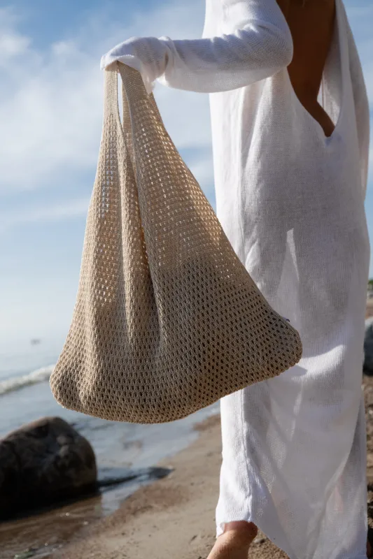 Mare Linen Summer Bag Sand sold by Ivalo.com