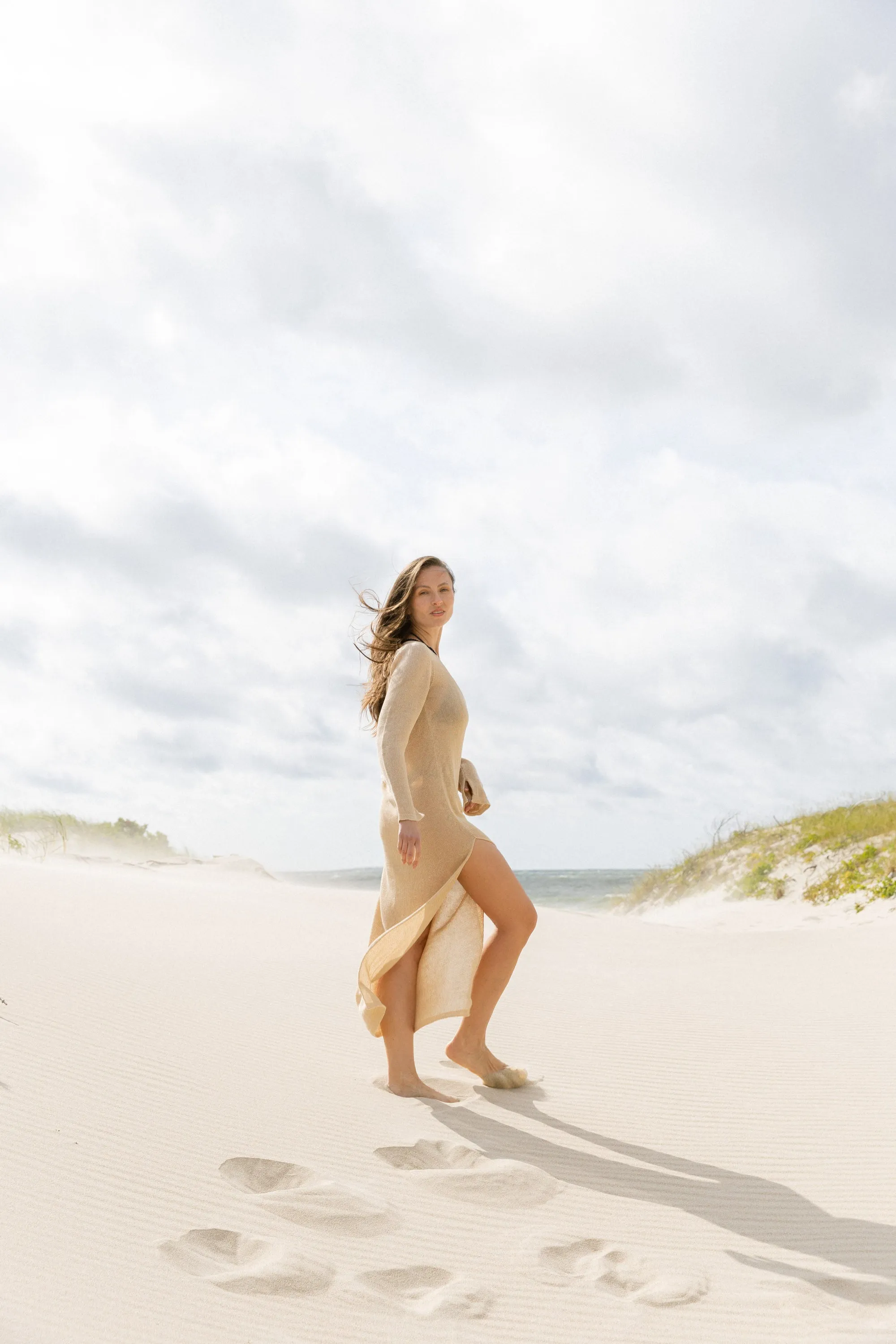 Mare Linen Long Dress Sand sold by Ivalo.com product image thumbnail 3