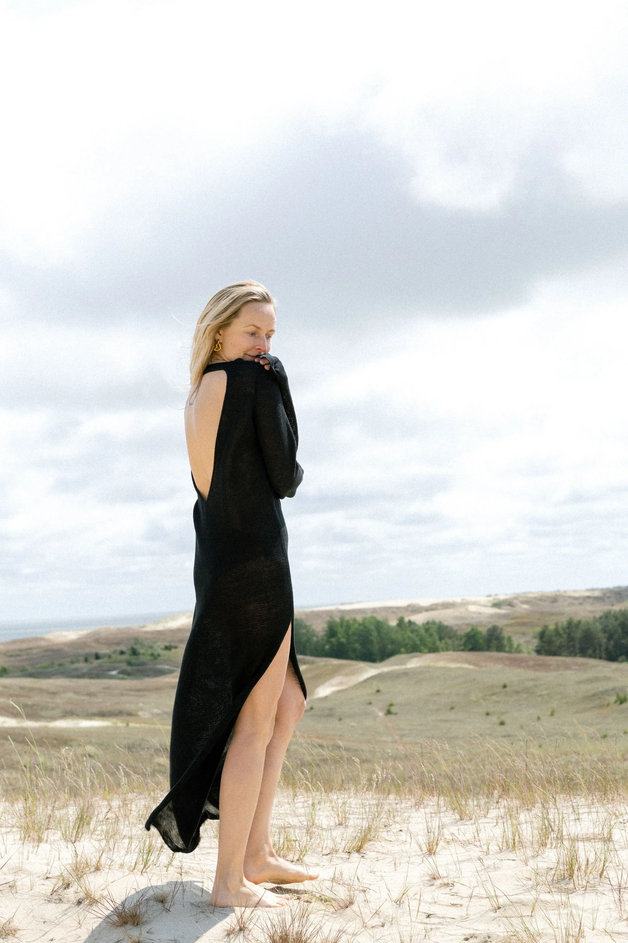 Mare Linen Long Dress Black sold by Ivalo.com product image thumbnail 5