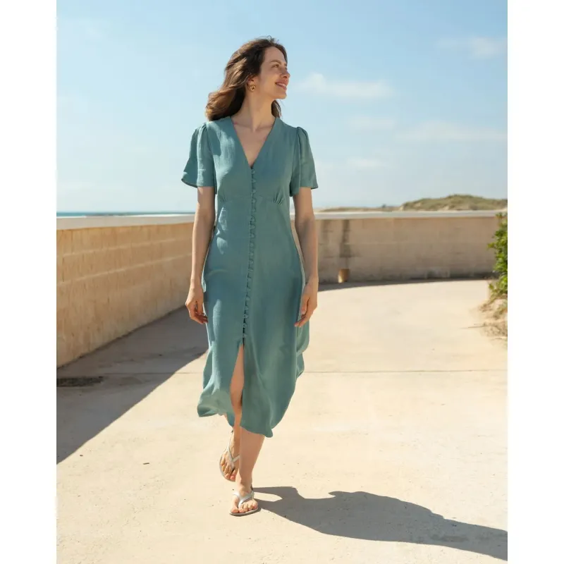 Macarella Dress Aquamarine sold by Ivalo.com