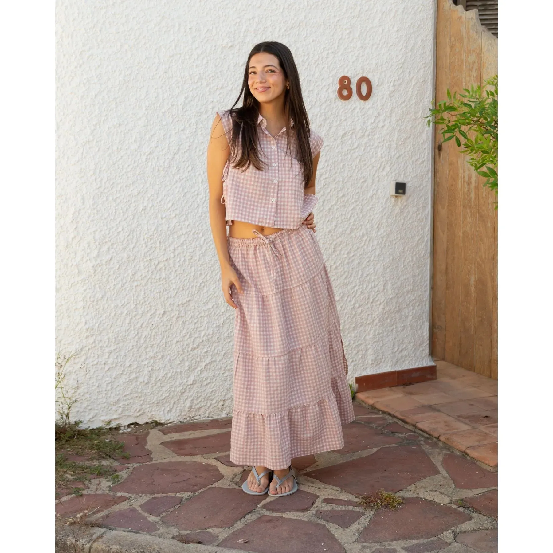 Breeze Skirt Pink Gingham sold by Ivalo.com product image thumbnail 5