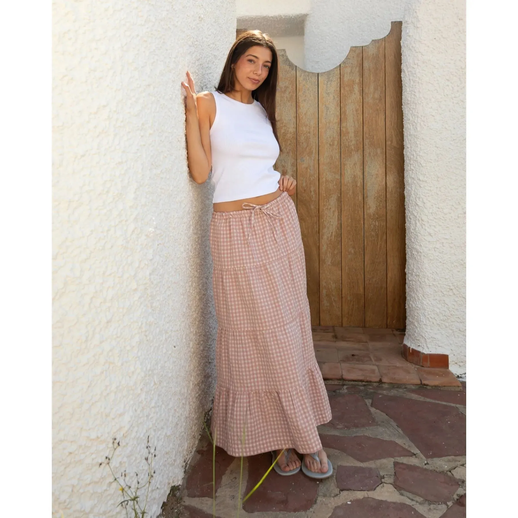 Breeze Skirt Pink Gingham sold by Ivalo.com product image thumbnail 2