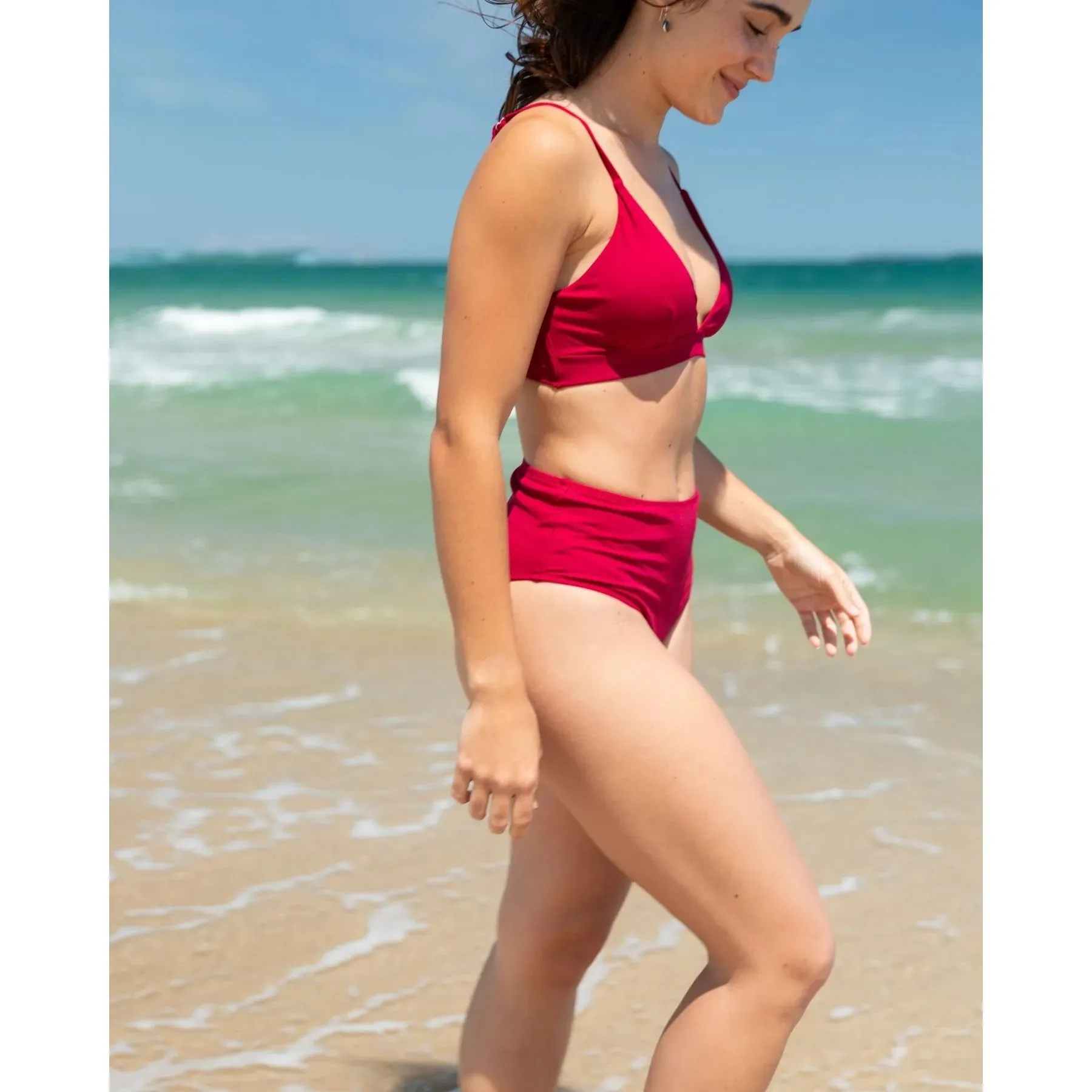 Copacabana High-Waisted Bikini Set Burgundy sold by Ivalo.com product image thumbnail 5