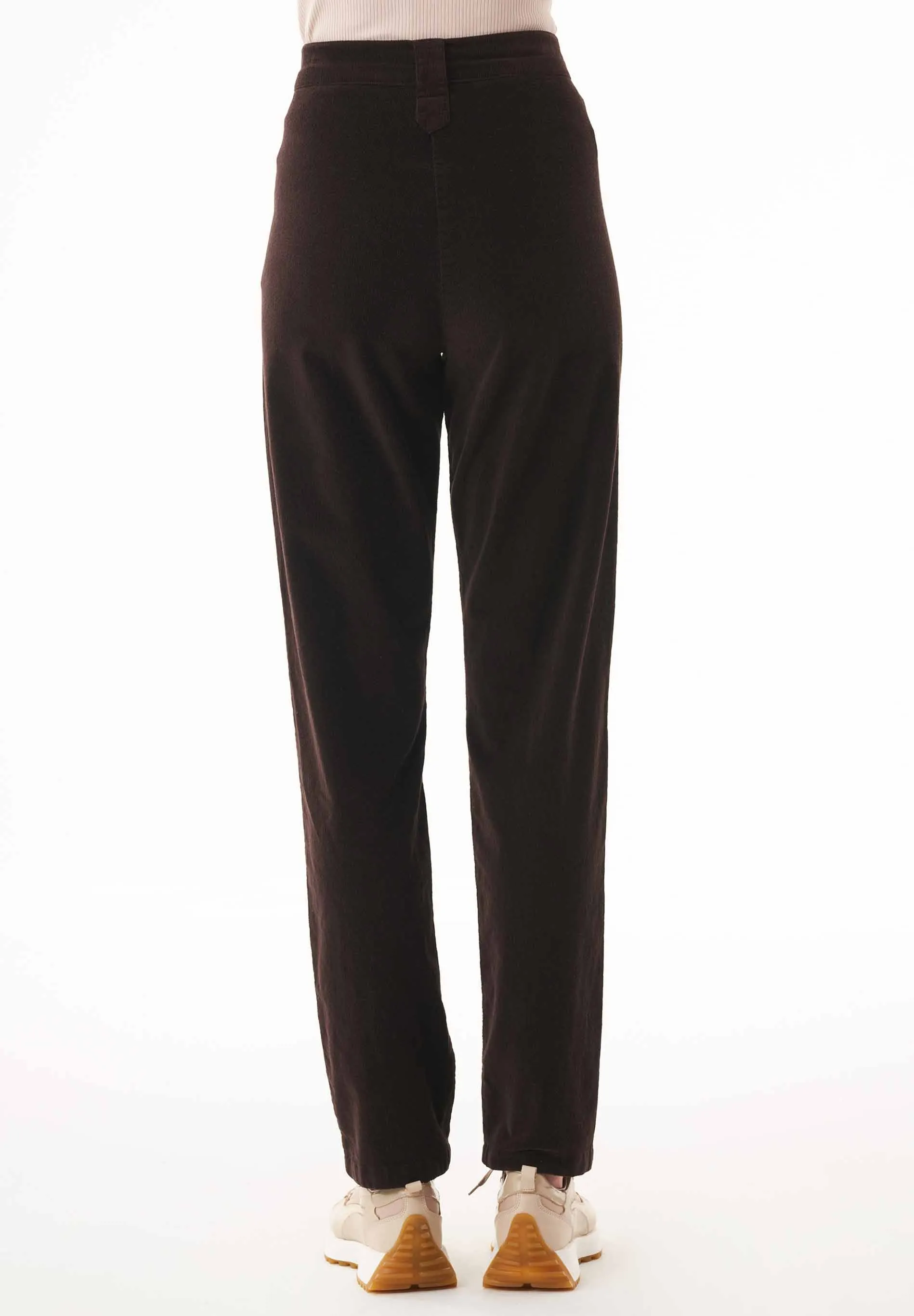 Women's Organic Cotton Corduroy Pants Espresso sold by Ivalo.com product image thumbnail 2