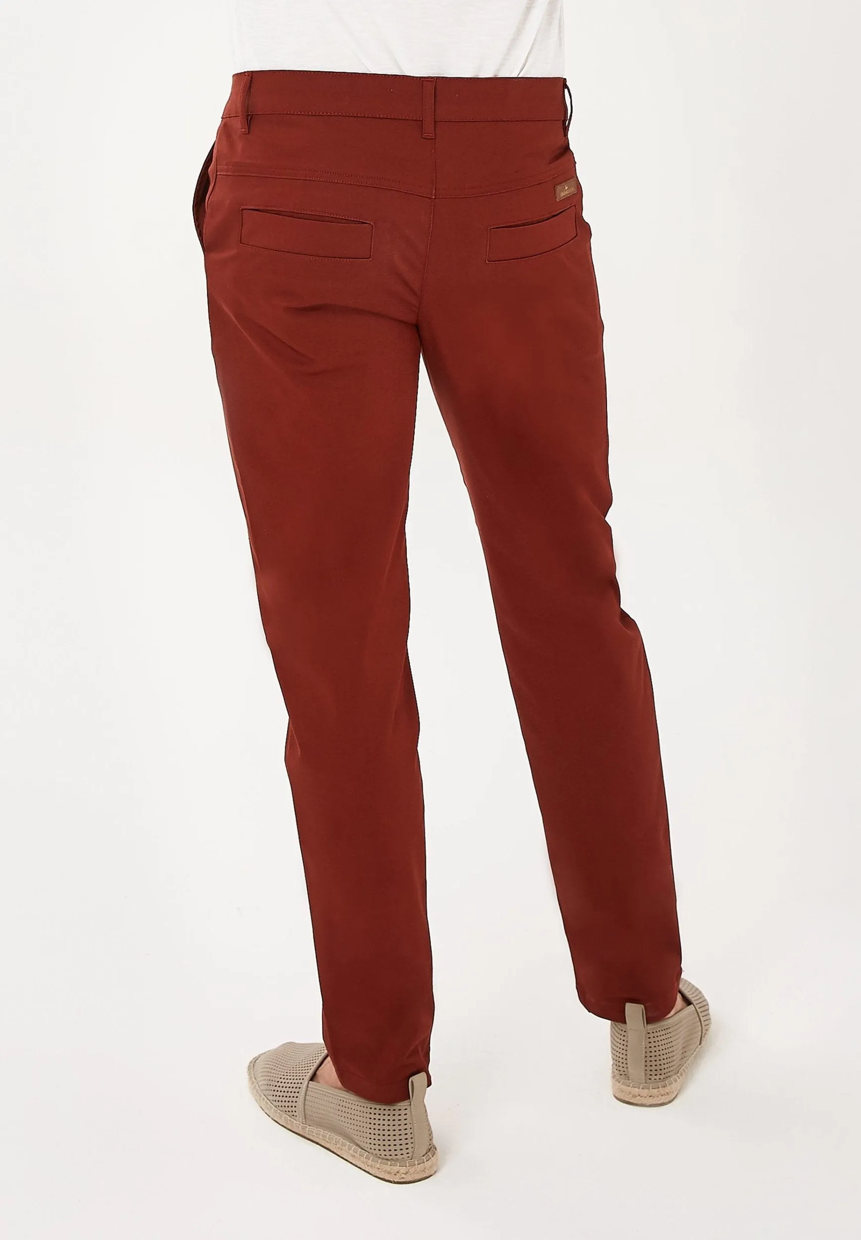 Men's Organic Cotton Chino Pants Hot Chocolate sold by Ivalo.com product image thumbnail 4