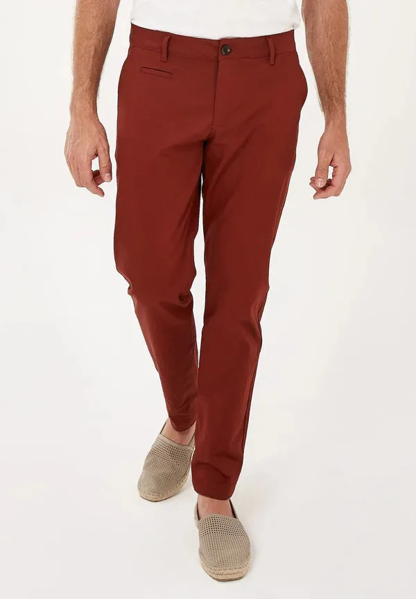 Men's Organic Cotton Chino Pants Hot Chocolate sold by Ivalo.com